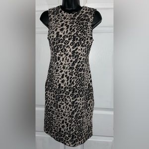 Vince Camuto Leopard Print Dress Cheetah size 0